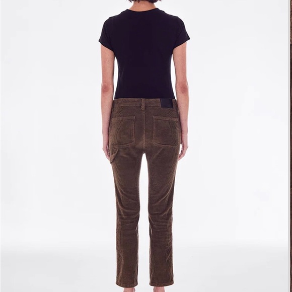 Women's Corduroy Pants in Brown - Picture 2 of 3